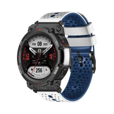Imagem de Pulseira Esportiva De Silicone Respirável Para Huami Amazfit T-Rex 3 T