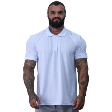 Imagem de Camisa Gola Polo Masculina Malha Piquet 50% Algodão 50% Poliéster Penteado Rentex MXD Conceito-Masculino