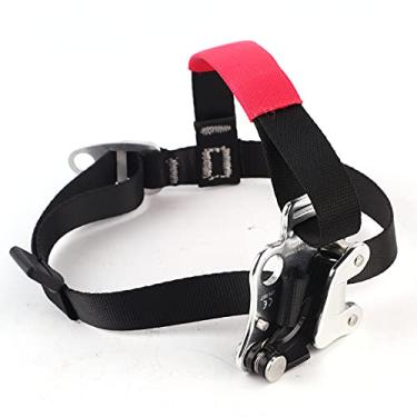 Imagem de Acouto Pé de Escalada Ascendente Alumínio de Aviação pé Esquerdo Direito de Escalada Montanhismo Acessório de Equipamento Protetor de de Montanhismo Esportes e (Ascendente esquerdo/prata)