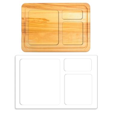 Imagem de 3 modelos de roteador de bandeja de manobrista de bolso, modelos de roteador para marcenaria, modelo retangular de acrílico transparente, modelo de incrustação de roteadores para materiais de pintura