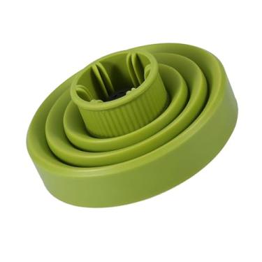 Imagem de Naroote Difusor de Secador de Cabelo, Resistente a Altas Temperaturas, Ventilador de Cabelo Dobrável para Estilizar, Ferramenta de Cabeleireiro, Lavável para Uso de Longo Prazo Em Viagens (Verde)