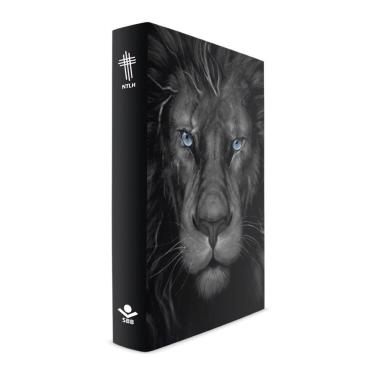 Imagem de Kit Bíblia Leão Grafite + Bíblia Leão Color - NTLH - Capa Dura