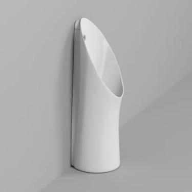 Imagem de pcagfaajmh Urina de piso, sensor integrado de descarga mictório masculino comercial, mictório de detecção automática de cerâmica, mictório de lavagem comercial com sensor, vaso sanitário masculino