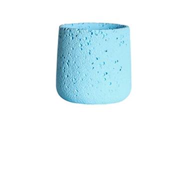 Imagem de pcagfaajmh Vasos de plantas vasos de flores de cimento vaso de jardinagem decorativo moderno com orifício de drenagem recipientes de plantas decorar quartos escritórios quartos salas de estar vaso de