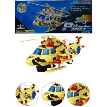 Imagem de Brinquedo Helicóptero Bate E Volta Sky Pilot Com Som E Luzes Brinquedo