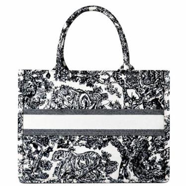 Imagem de Bolsa Feminina de Ombro para Praia com Acabamento Reforçado e Zíper - 