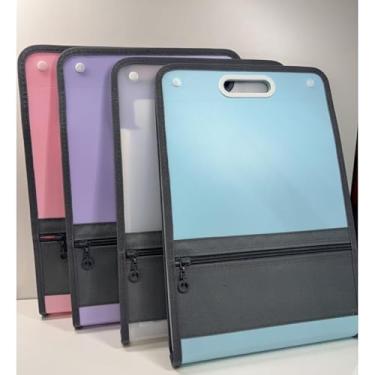Imagem de Pasta Sanfonada A4 com 12 Divisórias - Material de Escritório e Papelaria, Organizadora Resistente para Documentos, Versátil e Prática (Aleatório)