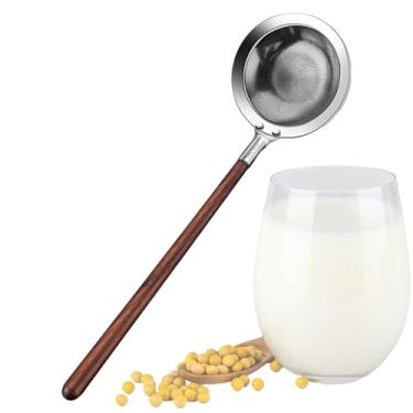 Imagem de Colheres De Coar Para Cozinhar Na Cozinha | Concha Peneira de Rede | Escumadeira de Aço Inoxidável | para Fritura Servir Cozinhar Hot Pot Leite de Soja Bolinho Macarrão