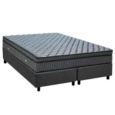 Imagem de Conjunto Box King: Colchão Molas Ortobom Hotelaria SuperPocket Orthote