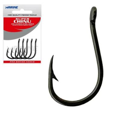 Imagem de Anzol Marine Sports Chinu Strong Black 04 (50un)