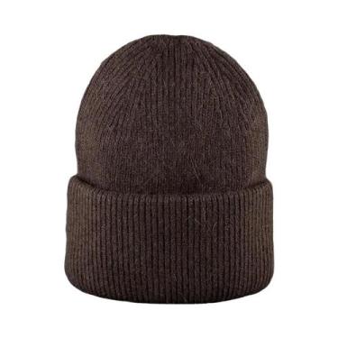 Imagem de Chapéu De Inverno Feminino, Gorro Quente De Pele De Coelho Real, Gorro