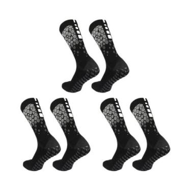 Imagem de Meias De Futebol Respiráveis para Homens E Mulheres, 3 Pares, Gráficos