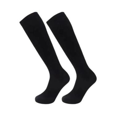 Imagem de Meias De Compressão Masculinas De Inverno, Longas Até O Joelho, Quente