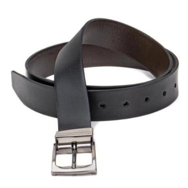 Imagem de Cinto Ipê Mulato Masculino Social Couro Dupla Face Fivela Premium Executivo Luxo Preto e Café-Masculino