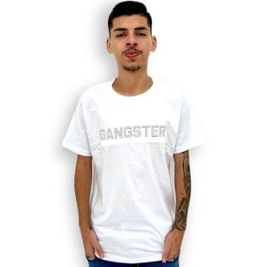 Imagem de Camiseta Masculina Oversized Gangster Estampada Manga Curta-Masculino