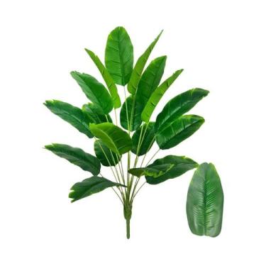 Imagem de Planta Artificial Grande De Palmeira Tropical 65-125cm Com Folhas De B