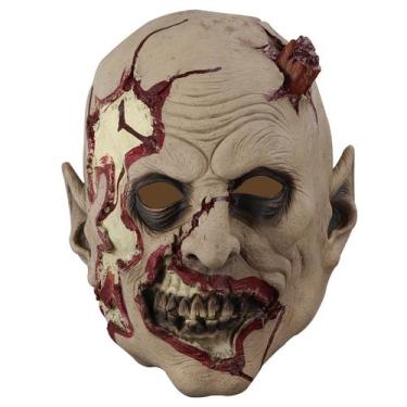 Imagem de Máscara Devil Zombie Horror com cicatrizes para Halloween e cosplay - 