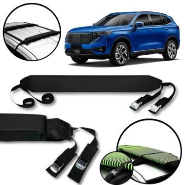 Imagem de Rack Teto Prancha Surf Carro Com Cinta GWM Haval H6