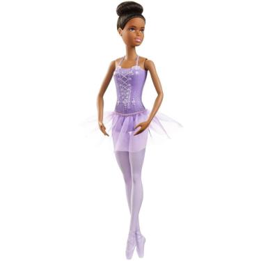 Imagem de Barbie Profissões Bailarina Vestido Roxo - Mattel
