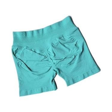 Imagem de Shorts Esportivos Femininos De Cintura Alta Para Verão, Respiráveis, C