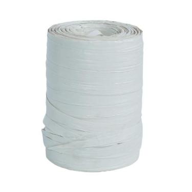 Imagem de Fitilho Amarrilho Plástico Branco Leitoso 1kg  Fecho Plástico para Emb
