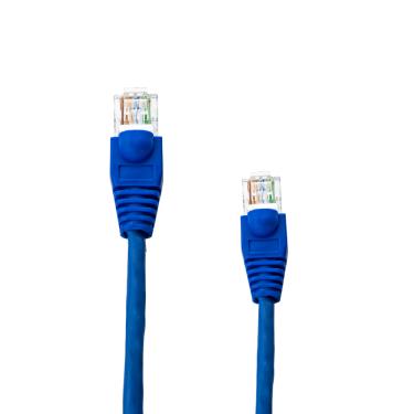 Imagem de Cabo de Rede Nexans Cat5e Montado Azul - 5 Metros