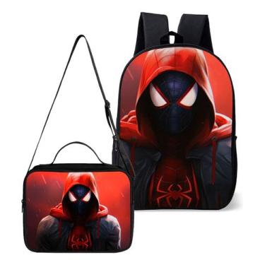Imagem de Kit Mochila E Lancheira Termica Escolar Tema Heroi Aranha - Use Nerd, 