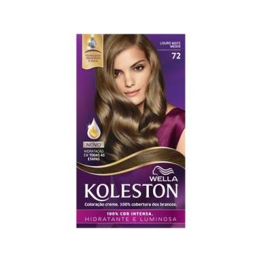 Imagem de Tintura Koleston 72 Louro Mate Médio 55g, Louro