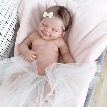 Imagem de KEGUOF Boneca bebê reborn ultra realista, menina, 55cm/2kg, Full Body Silicone de vinil, Boneca recém-nascida, Leve, 3, Menino