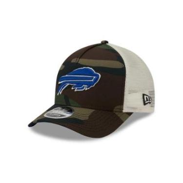 Imagem de BONE NEW ERA 9FORTY M-CROWN A-FRAME BUFFALO BILLS NFL SALUTE SERVICE 2025 MILITAR-Masculino