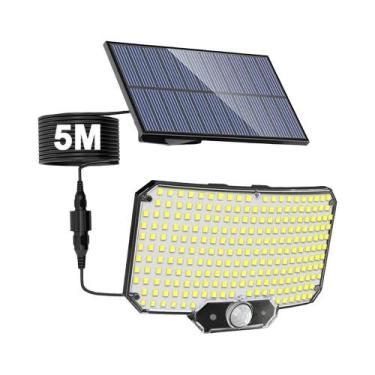 Imagem de Luz De Inundação Solar LED Com Sensor De Movimento IP65 À Prova d'Água