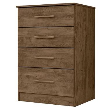 Imagem de Cômoda Gaveteiro MS913 Castanho Wood - Moval