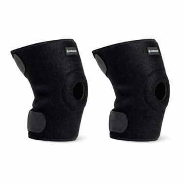 Imagem de Par Joelheira Ajustável com Orifício e Reforço Patelar Ortho Care Dell