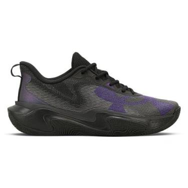 Imagem de Tênis Under Armour Layup Masculino, 43, Preto, Roxo