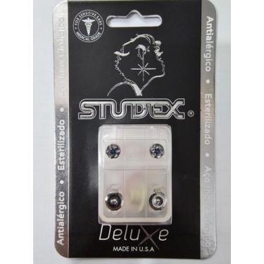 Imagem de Brinco deluxe - daisy cristal azul prateado ld6049w - STUDEX