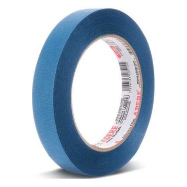 Imagem de Fita Crepe Azul Pintura Imobiliaria Parede 18mm X 50m Adere Cor:Azul, 