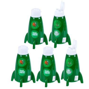 Imagem de 5 Garrafas Palmeiras Infantil Decoração Festa Aniversário - Plasútil, 