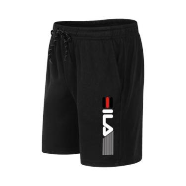 Imagem de Shorts Masculinos De Corrida Em Malha Respirável De Secagem Rápida Par