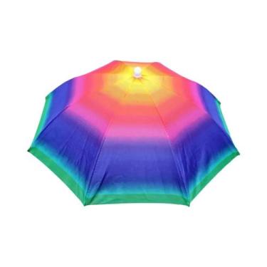 Imagem de Chapéu De Sol Portátil E Dobrável À Prova d'Água, Anti-UV, Guarda-Chuv