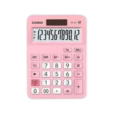 Imagem de Calculadora De Mesa Casio Mx12b-pk 12 Digitos Rosa