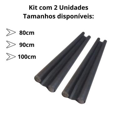 Imagem de Kit Veda Porta Ajustável Protetor Rolinho Impermeável com Isolamento Térmico e Acústico...