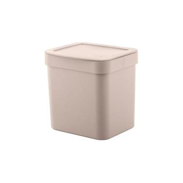 Imagem de Lixeira para pia da cozinha Ou 4,7L Linha Trium, Bege
