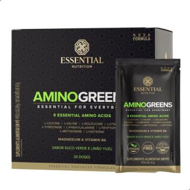 Imagem de Aminoácido Amino Greens Vegano 240g 30 sachês 8g Essential - Essential