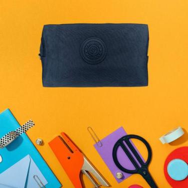 Imagem de Organizador Estojo Escolar Feminino Masculino Infantil de Nylon com Zí