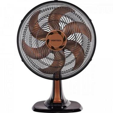 Imagem de Ventilador de Mesa 80W 40CM 6 Pás 3 Velocidades Bronze Turbo 6 220V