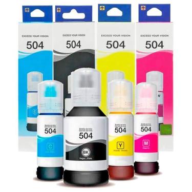 Imagem de Kit 04 Tintas L6270 L4150 L4260 L6191 L6171 T504 - Ink