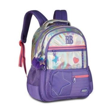 Imagem de Mochila Juvenil Original Holográfica Rebecca Bonbon-Feminino