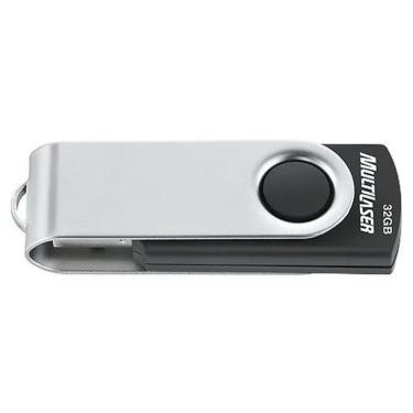 Imagem de Pen Drive Twist2 32GB com Alta Taxa de Leitura e Gravação preto-prata Multi
