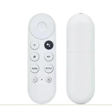 Imagem de Controle Remoto Compatível Chromecast Google Tv Universal Branco - LEL