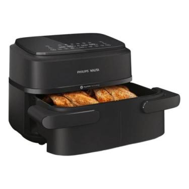 Imagem de Fritadeira Airfryer Duplo Cesto Preto Philips Walita Preto